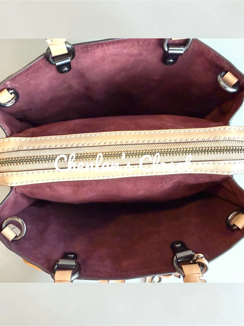 Like New Coach Rogue 30 Tea Rose Satchel